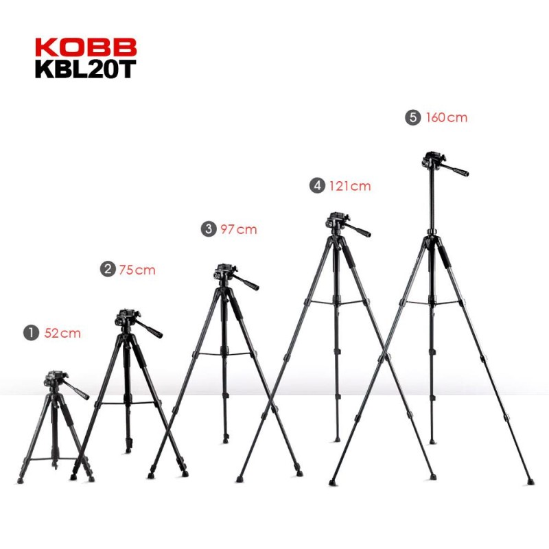 KOBB KBL20T 160CM Su Terazili Profesyonel Alüminyum Lazer Tripod KOBB KBL20T 160CM Su Terazili Profesyonel Alüminyum Lazer Tripod