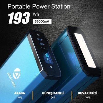 Acopower X230 14.8Volt 13Amper Li-ion Yedek Buzdolabı Aküsü + Powerbank + LED Lamba Acopower X230 14.8Volt 13Amper Li-ion Yedek Buzdolabı Aküsü + Powerbank + LED Lamba