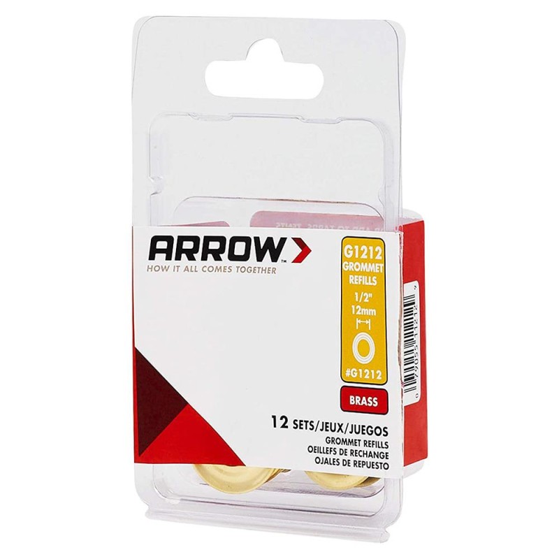 Arrow G1212 12mm Pirinç Kuşgözü Perçin Arrow G1212 12mm Pirinç Kuşgözü Perçin