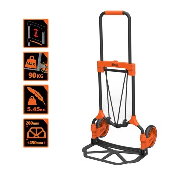 BLACK+DECKER BH202 90Kg Katlanır El Arabası BLACK+DECKER BH202 90Kg Katlanır El Arabası