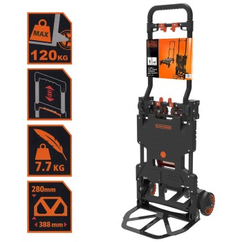 BLACK+DECKER BH206 55/120Kg Çok Fonksiyonlu Katlanır El Arabası BLACK+DECKER BH206 55/120Kg Çok Fonksiyonlu Katlanır El Arabası