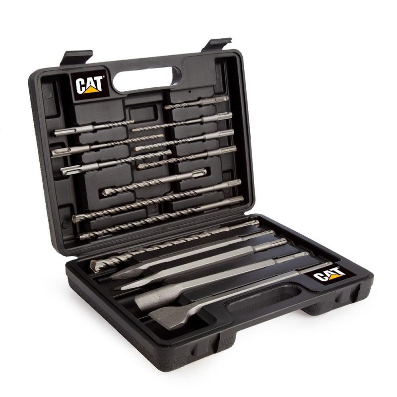 CAT DA03902 17 Parça Tungsten Karbür SDS-Plus Beton Kırıcı/Delici Matkap Ucu CAT DA03902 17 Parça Tungsten Karbür SDS-Plus Beton Kırıcı/Delici Matkap Ucu