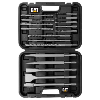 CAT DA03902 17 Parça Tungsten Karbür SDS-Plus Beton Kırıcı/Delici Matkap Ucu CAT DA03902 17 Parça Tungsten Karbür SDS-Plus Beton Kırıcı/Delici Matkap Ucu