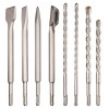 CAT DA03902 17 Parça Tungsten Karbür SDS-Plus Beton Kırıcı/Delici Matkap Ucu CAT DA03902 17 Parça Tungsten Karbür SDS-Plus Beton Kırıcı/Delici Matkap Ucu