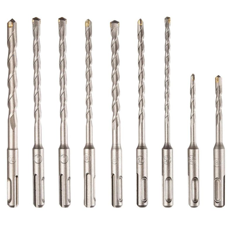 CAT DA03902 17 Parça Tungsten Karbür SDS-Plus Beton Kırıcı/Delici Matkap Ucu CAT DA03902 17 Parça Tungsten Karbür SDS-Plus Beton Kırıcı/Delici Matkap Ucu