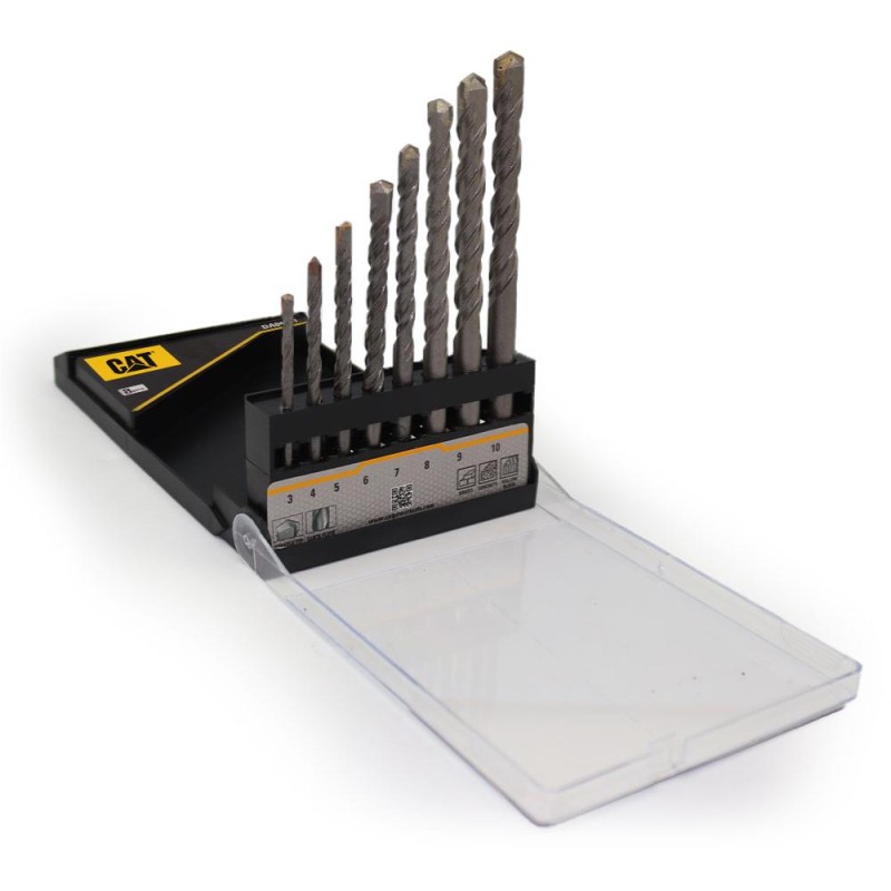 CAT DA04901 8 Parça Tungsten Karbür Beton Matkap Uç Seti CAT DA04901 8 Parça Tungsten Karbür Beton Matkap Uç Seti