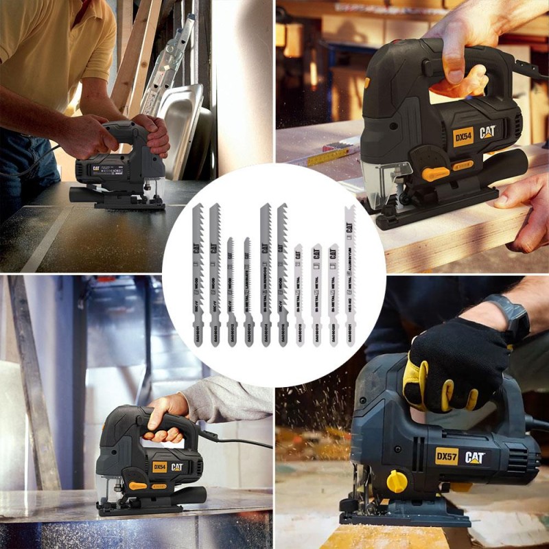 CAT DA06903 10 Parça Profesyonel Metal/Ahşap Hassas/Kaba Kesim Dekupaj Testere Ucu CAT DA06903 10 Parça Profesyonel Metal/Ahşap Hassas/Kaba Kesim Dekupaj Testere Ucu