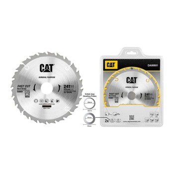 CAT DA08001 184x30mm Ahşap Kesme Elmas, Daire Testere Bıçağı 24 Diş CAT DA08001 184x30mm Ahşap Kesme Elmas, Daire Testere Bıçağı 24 Diş