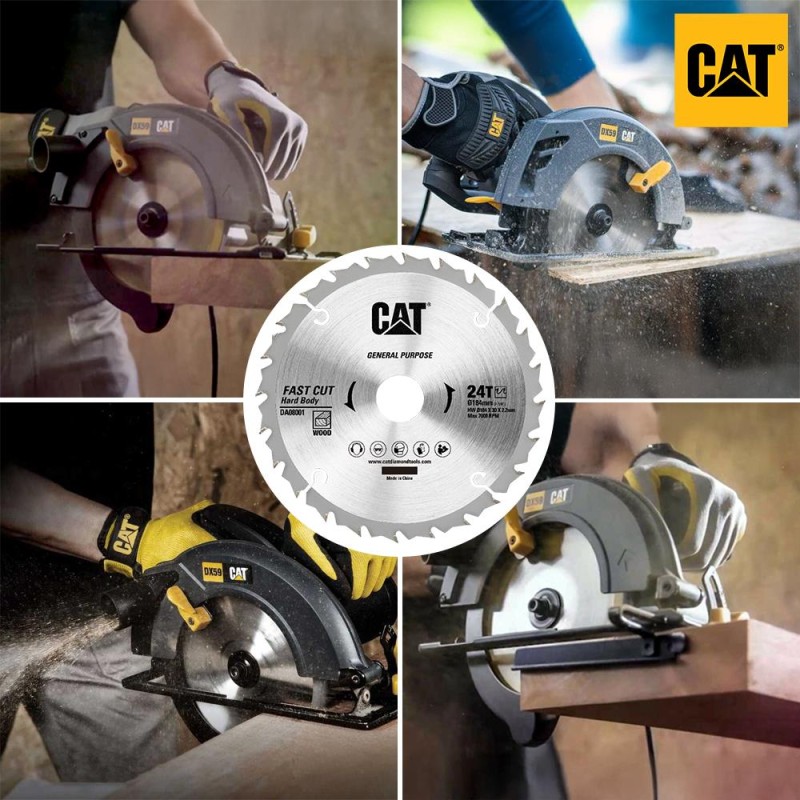 CAT DA08001 184x30mm Ahşap Kesme Elmas, Daire Testere Bıçağı 24 Diş CAT DA08001 184x30mm Ahşap Kesme Elmas, Daire Testere Bıçağı 24 Diş