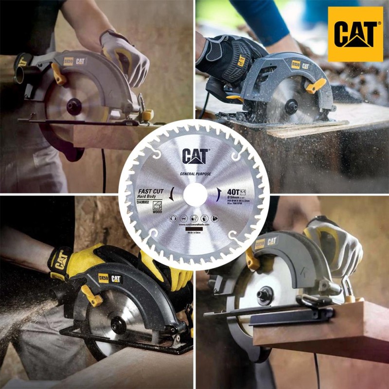 CAT DA08002 184x30mm Ahşap Kesme Elmas, Daire Testere Bıçağı 40 Diş CAT DA08002 184x30mm Ahşap Kesme Elmas, Daire Testere Bıçağı 40 Diş