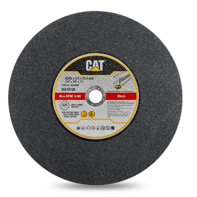 CAT DA10126 350mm Universal Metal Profil Kesme Taşı CAT DA10126 350mm Universal Metal Profil Kesme Taşı