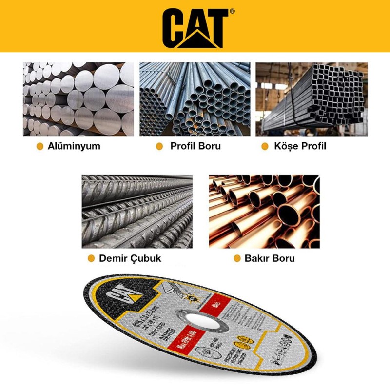 CAT DA10126 350mm Universal Metal Profil Kesme Taşı CAT DA10126 350mm Universal Metal Profil Kesme Taşı