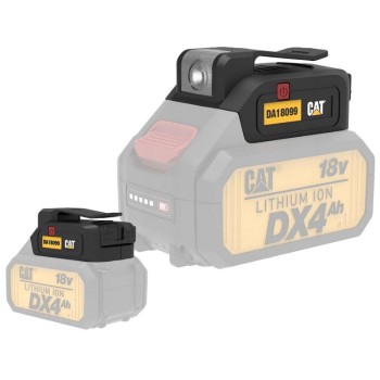 CAT DA18099 18Volt 2A Çift Çıkışlı USB Port + LED Fener (Akü Dahil Değildir) CAT DA18099 18Volt 2A Çift Çıkışlı USB Port + LED Fener (Akü Dahil Değildir)