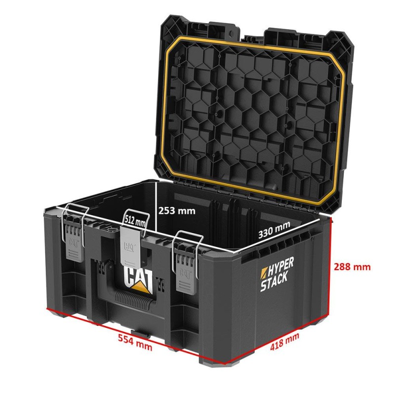 CAT DA41003 HYPER STACK 43 Litre Ağır Hizmet Tipi Kilitli Takım Çantası CAT DA41003 HYPER STACK 43 Litre Ağır Hizmet Tipi Kilitli Takım Çantası