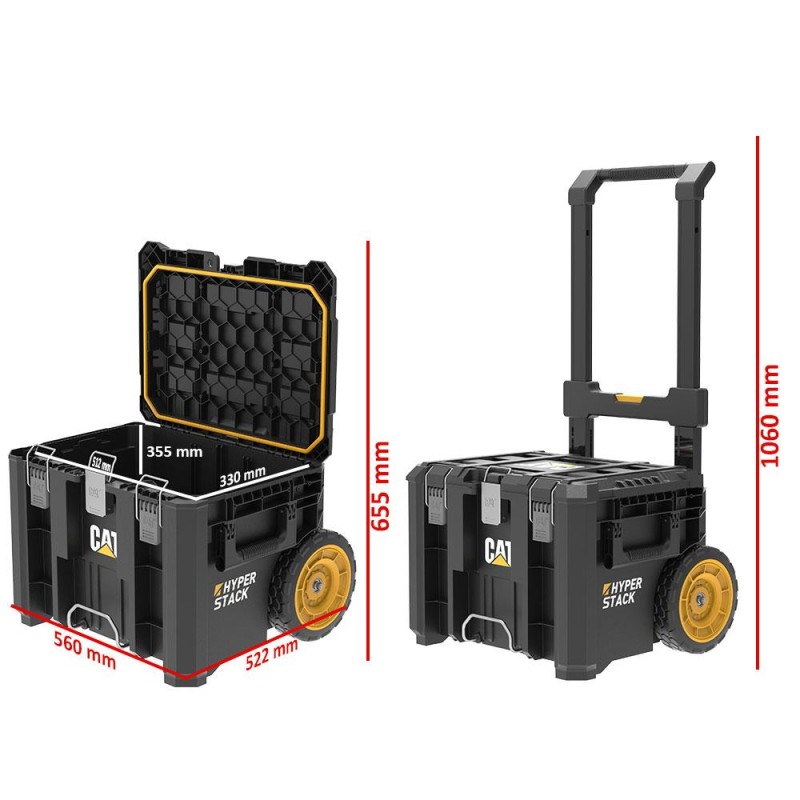 CAT DA41004 HYPER STACK 60 Litre Ağır Hizmet Tipi Tekerlekli Kilitli Takım Çantası CAT DA41004 HYPER STACK 60 Litre Ağır Hizmet Tipi Tekerlekli Kilitli Takım Çantası