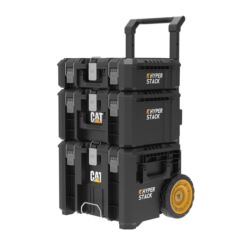 CAT DA41005 HYPER STACK Ağır Hizmet Tipi 3’Lü Tekerlekli Kilitli Takım Çantası Seti CAT DA41005 HYPER STACK Ağır Hizmet Tipi 3’Lü Tekerlekli Kilitli Takım Çantası Seti