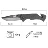 CAT DA980012 3 IN 1 Çok Fonksiyonlu Katlanabilir 20CM Paslanmaz Çelik Siyah Kamp Çakısı CAT DA980012 3 IN 1 Çok Fonksiyonlu Katlanabilir 20CM Paslanmaz Çelik Siyah Kamp Çakısı