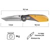 CAT DA980047 Kemer Askı Kancalı Katlanabilir 18CM Paslanmaz Çelik Kamp Çakısı CAT DA980047 Kemer Askı Kancalı Katlanabilir 18CM Paslanmaz Çelik Kamp Çakısı
