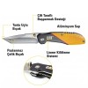 CAT DA980047 Kemer Askı Kancalı Katlanabilir 18CM Paslanmaz Çelik Kamp Çakısı CAT DA980047 Kemer Askı Kancalı Katlanabilir 18CM Paslanmaz Çelik Kamp Çakısı