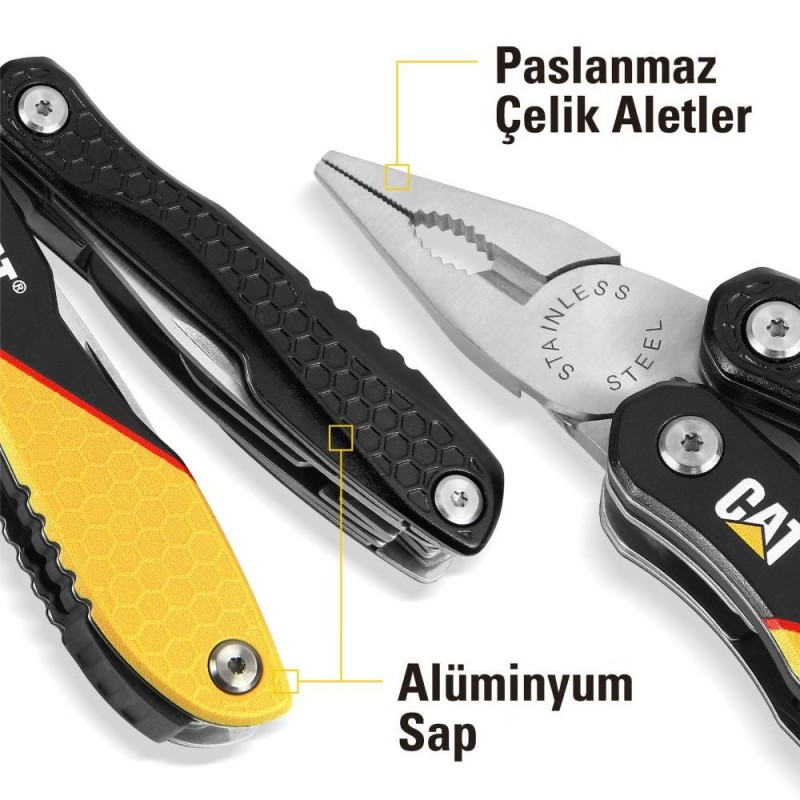 CAT DA980048 13 IN 1 Çok Fonksiyonlu Profesyonel Pense Seti CAT DA980048 13 IN 1 Çok Fonksiyonlu Profesyonel Pense Seti