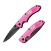 CAT DA980060 Kemer Askı Kancalı Katlanabilir 15CM Paslanmaz Çelik Pembe Kamp Çakısı CAT DA980060 Kemer Askı Kancalı Katlanabilir 15CM Paslanmaz Çelik Pembe Kamp Çakısı