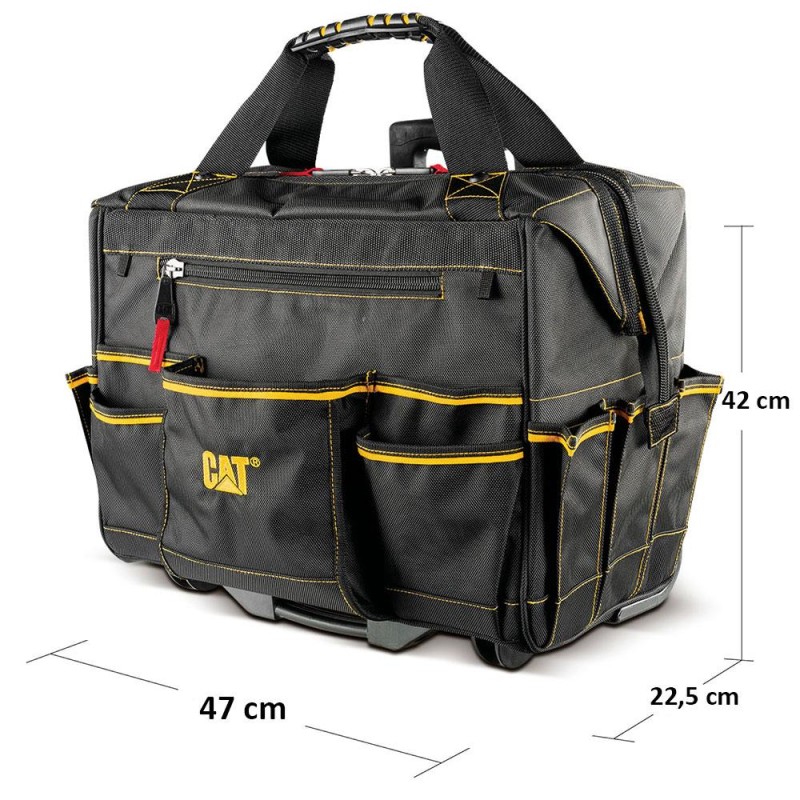 CAT DA980198 18'' Tekerlekli Ağır Hizmet Bez Alet Takım Çantası CAT DA980198 18'' Tekerlekli Ağır Hizmet Bez Alet Takım Çantası