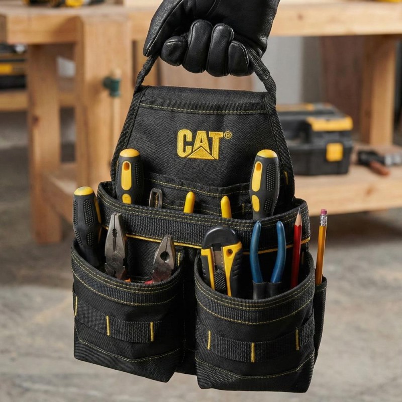 CAT DA980569NJ Kemer Askılı Ağır Hizmet Bel Alet Çantası CAT DA980569NJ Kemer Askılı Ağır Hizmet Bel Alet Çantası