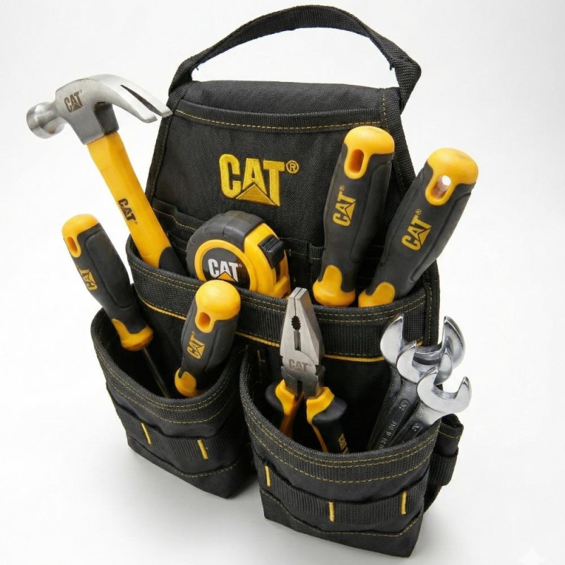 CAT DA980569NJ Kemer Askılı Ağır Hizmet Bel Alet Çantası CAT DA980569NJ Kemer Askılı Ağır Hizmet Bel Alet Çantası
