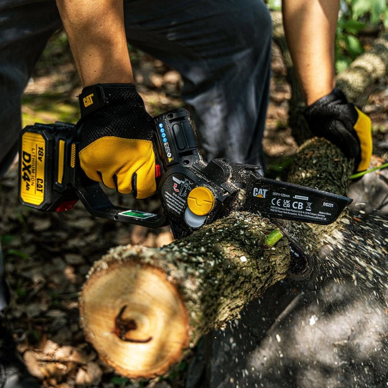 CAT DG231 18Volt 4.0Ah Li-ion 12CM Profesyonel Şarjlı Kömürsüz Zincirli Testere CAT DG231 18Volt 4.0Ah Li-ion 12CM Profesyonel Şarjlı Kömürsüz Zincirli Testere
