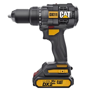 CAT DX11 18Volt/2.0Ah Li-ion Çift Akülü Kömürsüz Profesyonel Şarjlı Matkap CAT DX11 18Volt/2.0Ah Li-ion Çift Akülü Kömürsüz Profesyonel Şarjlı Matkap