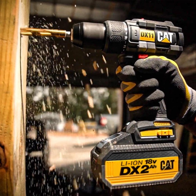 CAT DX11 18Volt/2.0Ah Li-ion Çift Akülü Kömürsüz Profesyonel Şarjlı Matkap CAT DX11 18Volt/2.0Ah Li-ion Çift Akülü Kömürsüz Profesyonel Şarjlı Matkap