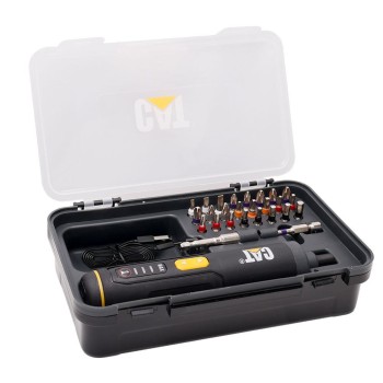 CAT DX1110 3.6Volt/1.5Ah. Li-ion Akıllı Şarjlı Tornavida + 26 adet Bits Uç CAT DX1110 3.6Volt/1.5Ah. Li-ion Akıllı Şarjlı Tornavida + 26 adet Bits Uç
