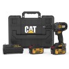 CAT DX12.2 18Volt/4.0Ah Li-ion Çift Akülü Kömürsüz Profesyonel Şarjlı Darbeli Matkap CAT DX12.2 18Volt/4.0Ah Li-ion Çift Akülü Kömürsüz Profesyonel Şarjlı Darbeli Matkap