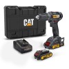CAT DX145.1 18Volt/2.0Ah Li-ion Çift Akülü Profesyonel Şarjlı Matkap CAT DX145.1 18Volt/2.0Ah Li-ion Çift Akülü Profesyonel Şarjlı Matkap