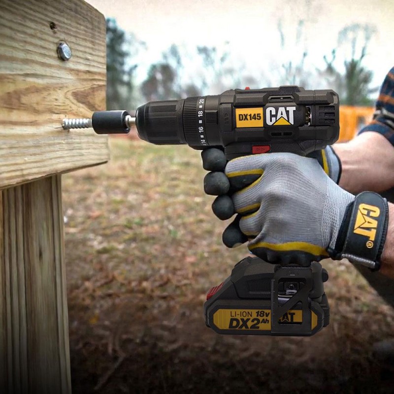 CAT DX145.1 18Volt/2.0Ah Li-ion Çift Akülü Profesyonel Şarjlı Matkap CAT DX145.1 18Volt/2.0Ah Li-ion Çift Akülü Profesyonel Şarjlı Matkap