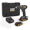 CAT DX155.1 18Volt/2.0Ah Li-ion Çift Akülü Profesyonel Şarjlı Darbeli Matkap CAT DX155.1 18Volt/2.0Ah Li-ion Çift Akülü Profesyonel Şarjlı Darbeli Matkap