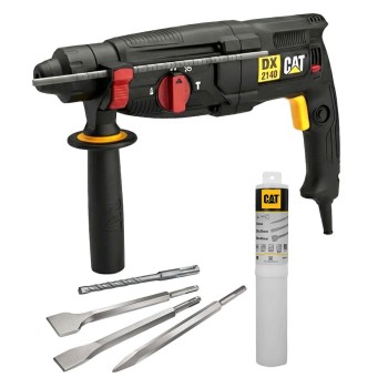 CAT DX2140.1 800Watt 3.0J 26MM SDS-Plus Profesyonel Kırıcı/Delici + 1 Ad Delici 3 Ad Kırıcı Uç CAT DX2140.1 800Watt 3.0J 26MM SDS-Plus Profesyonel Kırıcı/Delici + 1 Ad Delici 3 Ad Kırıcı Uç