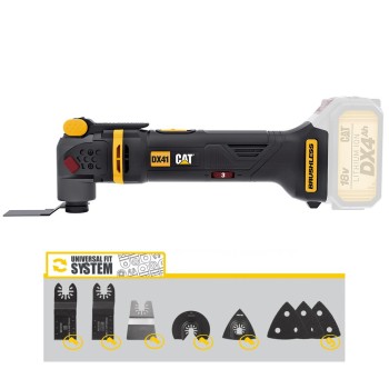 CAT DX41B 18Volt Kömürsüz Profesyonel Çok Amaçlı Devir Ayarlı Raspalama+14 Adet Aksesuar (Akü Dahil Değildir) CAT DX41B 18Volt Kömürsüz Profesyonel Çok Amaçlı Devir Ayarlı Raspalama+14 Adet Aksesuar (Akü Dahil Değildir)