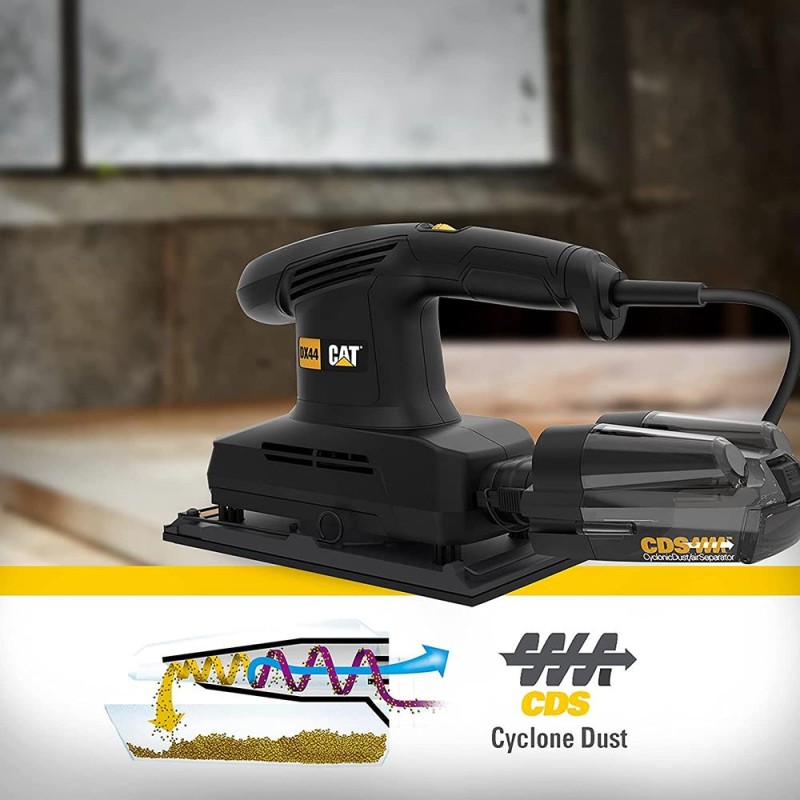 CAT DX44 350Watt Profesyonel Devir Ayarlı Titreşimli Zımpara CAT DX44 350Watt Profesyonel Devir Ayarlı Titreşimli Zımpara