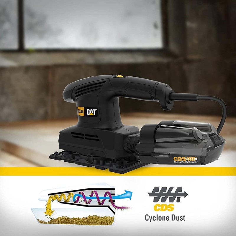 CAT DX45 240Watt Profesyonel Devir Ayarlı Titreşimli Zımpara CAT DX45 240Watt Profesyonel Devir Ayarlı Titreşimli Zımpara