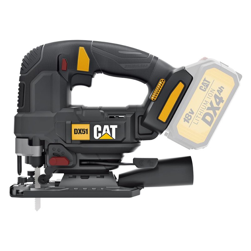 CAT DX51B 18Volt Kömürsüz Profesyonel Dekupaj Testere (Akü Dahil Değildir) CAT DX51B 18Volt Kömürsüz Profesyonel Dekupaj Testere (Akü Dahil Değildir)