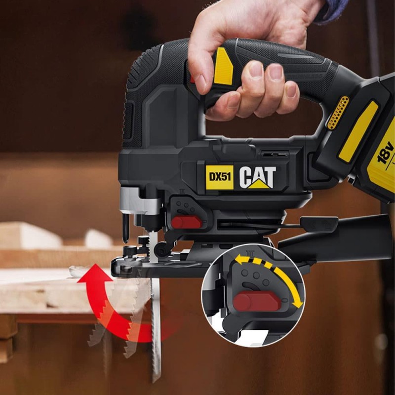CAT DX51B 18Volt Kömürsüz Profesyonel Dekupaj Testere (Akü Dahil Değildir) CAT DX51B 18Volt Kömürsüz Profesyonel Dekupaj Testere (Akü Dahil Değildir)