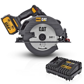 CAT DX53 18Volt 4.0Ah 185mm Kömürsüz Profesyonel Daire Testere CAT DX53 18Volt 4.0Ah 185mm Kömürsüz Profesyonel Daire Testere