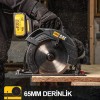 CAT DX53 18Volt 4.0Ah 185mm Kömürsüz Profesyonel Daire Testere CAT DX53 18Volt 4.0Ah 185mm Kömürsüz Profesyonel Daire Testere