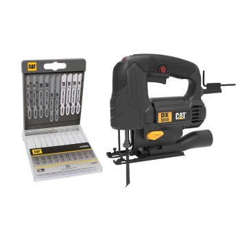 CAT DX5310 550Watt Profesyonel Devir Ayarlı Dekupaj Testere + DA06901 10 Parça Testere Ucu CAT DX5310 550Watt Profesyonel Devir Ayarlı Dekupaj Testere + DA06901 10 Parça Testere Ucu