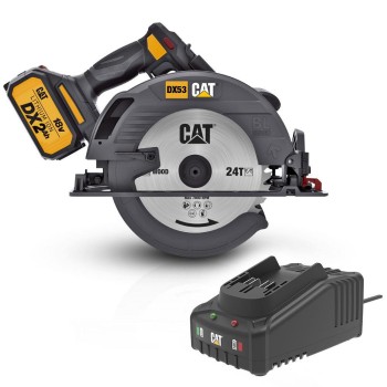 CAT DX53BC 18Volt 2.0Ah Li-ion 185mm Tek Akülü Kömürsüz Profesyonel Daire Testere CAT DX53BC 18Volt 2.0Ah Li-ion 185mm Tek Akülü Kömürsüz Profesyonel Daire Testere