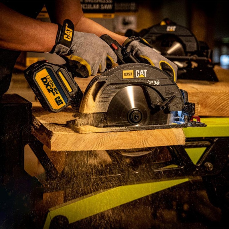 CAT DX53BC 18Volt 2.0Ah Li-ion 185mm Tek Akülü Kömürsüz Profesyonel Daire Testere CAT DX53BC 18Volt 2.0Ah Li-ion 185mm Tek Akülü Kömürsüz Profesyonel Daire Testere