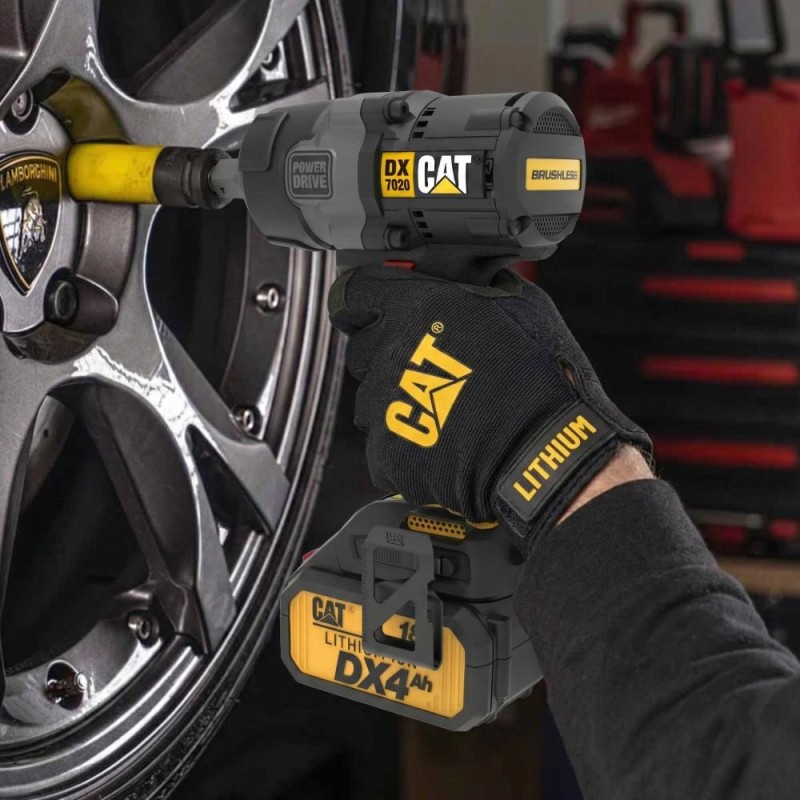 CAT DX7020.1 18Volt 4.0 Ah Çift Akülü Kömürsüz 700/880Nm Profesyonel Şarjlı Somun Sıkma + 10 Adet Lokma Ucu CAT DX7020.1 18Volt 4.0 Ah Çift Akülü Kömürsüz 700/880Nm Profesyonel Şarjlı Somun Sıkma + 10 Adet Lokma Ucu