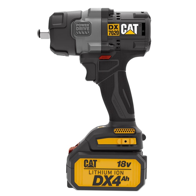 CAT DX7020 18Volt 4.0 Ah Çift Akülü Kömürsüz 700/880Nm Profesyonel Şarjlı Somun Sıkma CAT DX7020 18Volt 4.0 Ah Çift Akülü Kömürsüz 700/880Nm Profesyonel Şarjlı Somun Sıkma