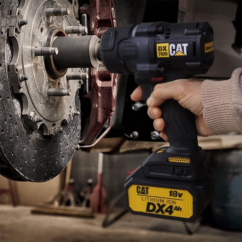 CAT DX7020B 18Volt Kömürsüz 700/880Nm Profesyonel Şarjlı Somun Sıkma (Akü Dahil Değildir) CAT DX7020B 18Volt Kömürsüz 700/880Nm Profesyonel Şarjlı Somun Sıkma (Akü Dahil Değildir)